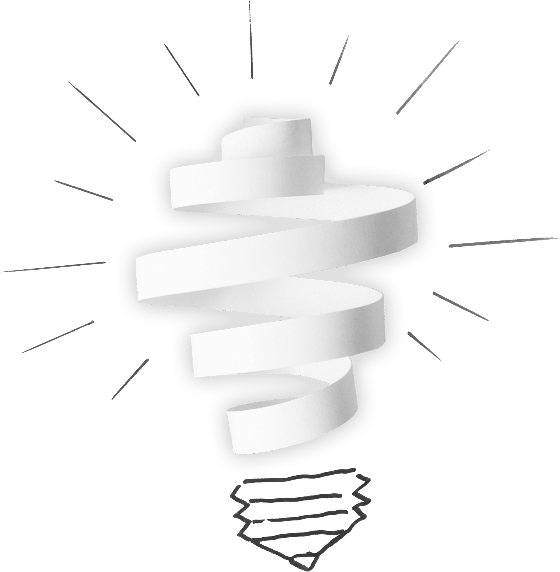 Lentini-design-and-marketing-paper-swirl-lightbulb